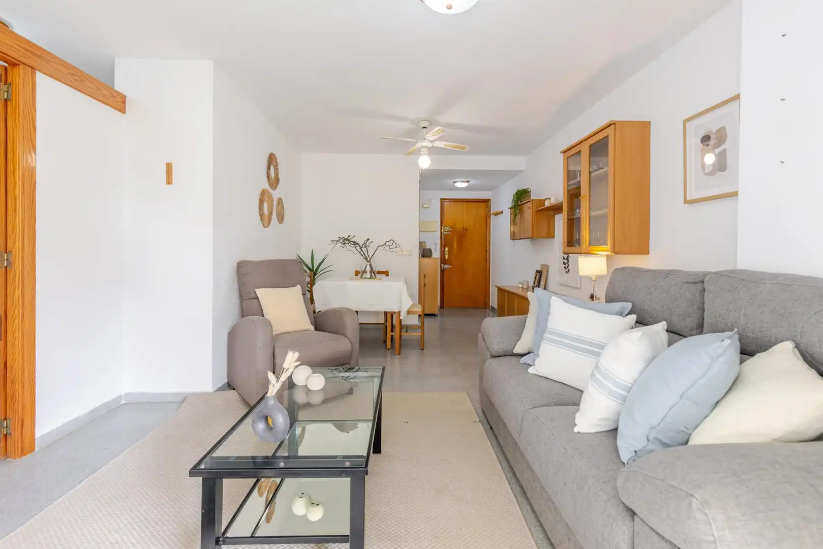 Living room of Flat for sale in Gandia  with Air Conditioner, Heating and Terrace