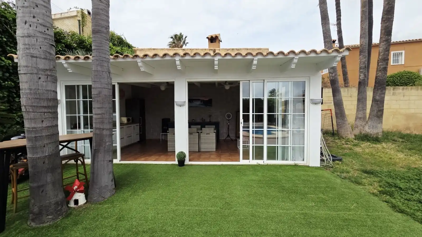 Terrassa de Casa o xalet en venda en La Nucia amb Aire condicionat, Calefacció i Jardí privat