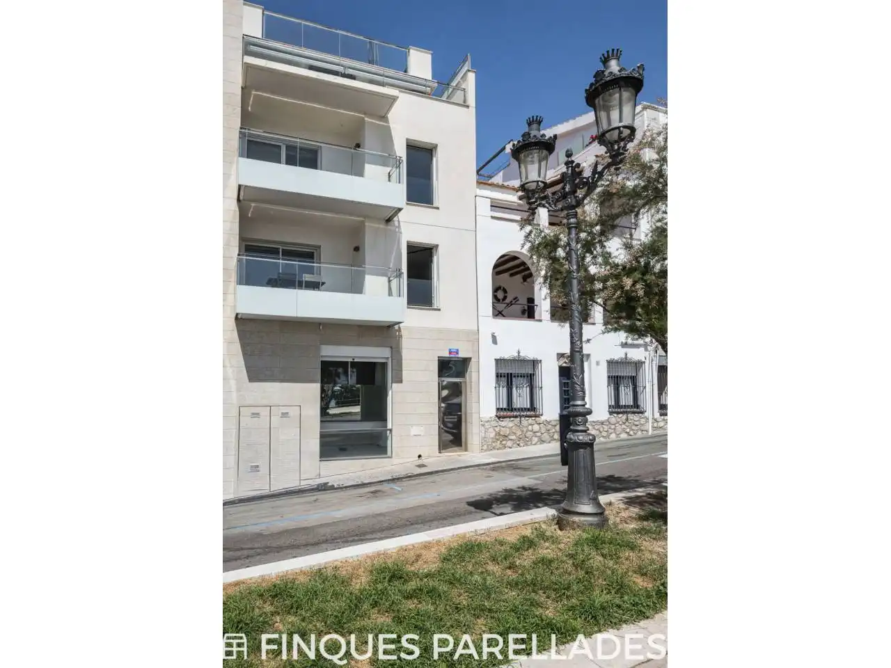 Exterior view of Attic for sale in Sitges  with Air Conditioner, Heating and Parquet flooring