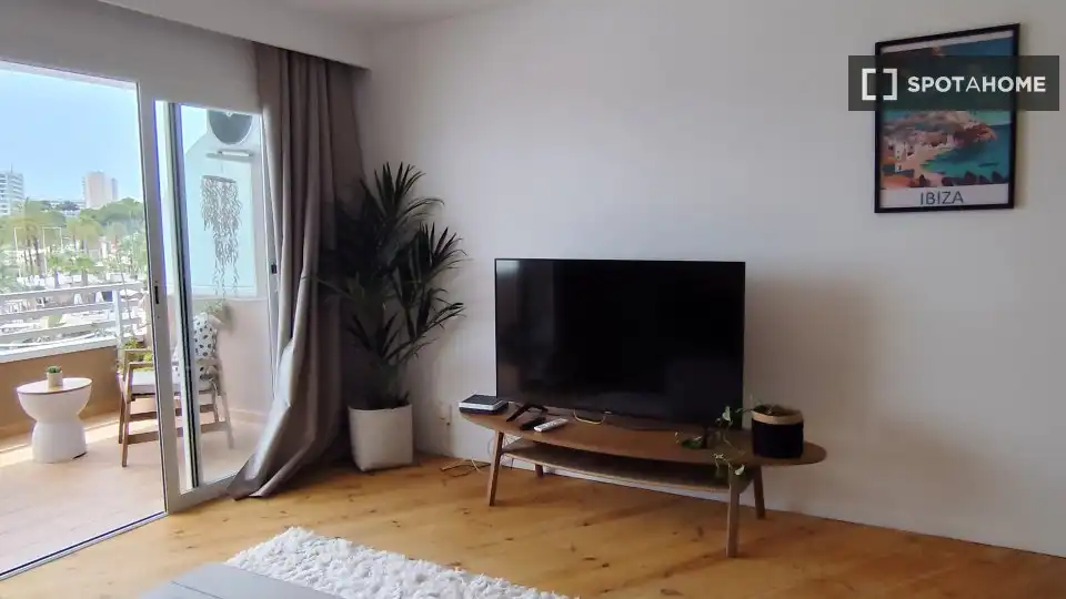 Living room of Apartments for share in Calvià  with Air Conditioner, Terrace and Furnished