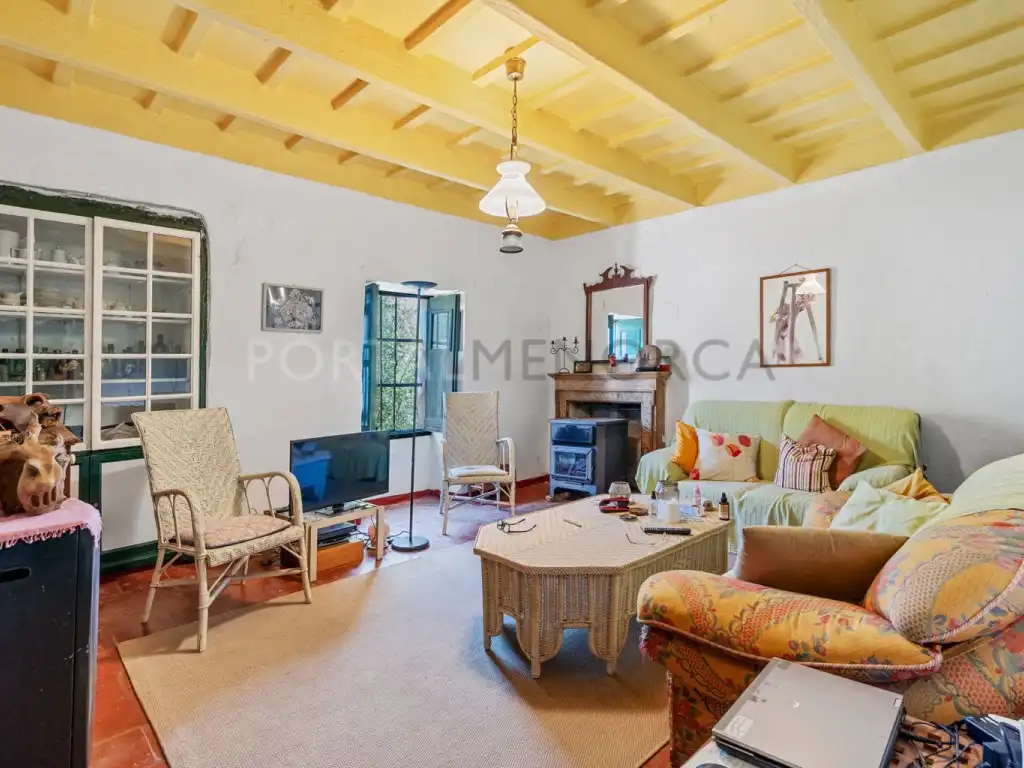 Sala de estar de Finca rústica en venta en Maó - Mahón