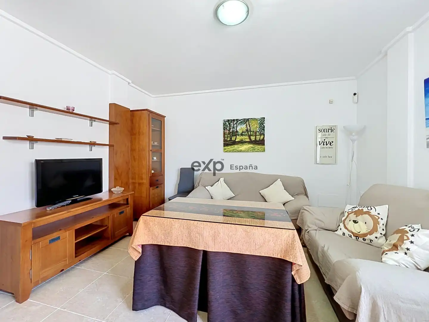 Sala de estar de Piso en venta en Huércal-Overa con Aire acondicionado, Calefacción y Terraza