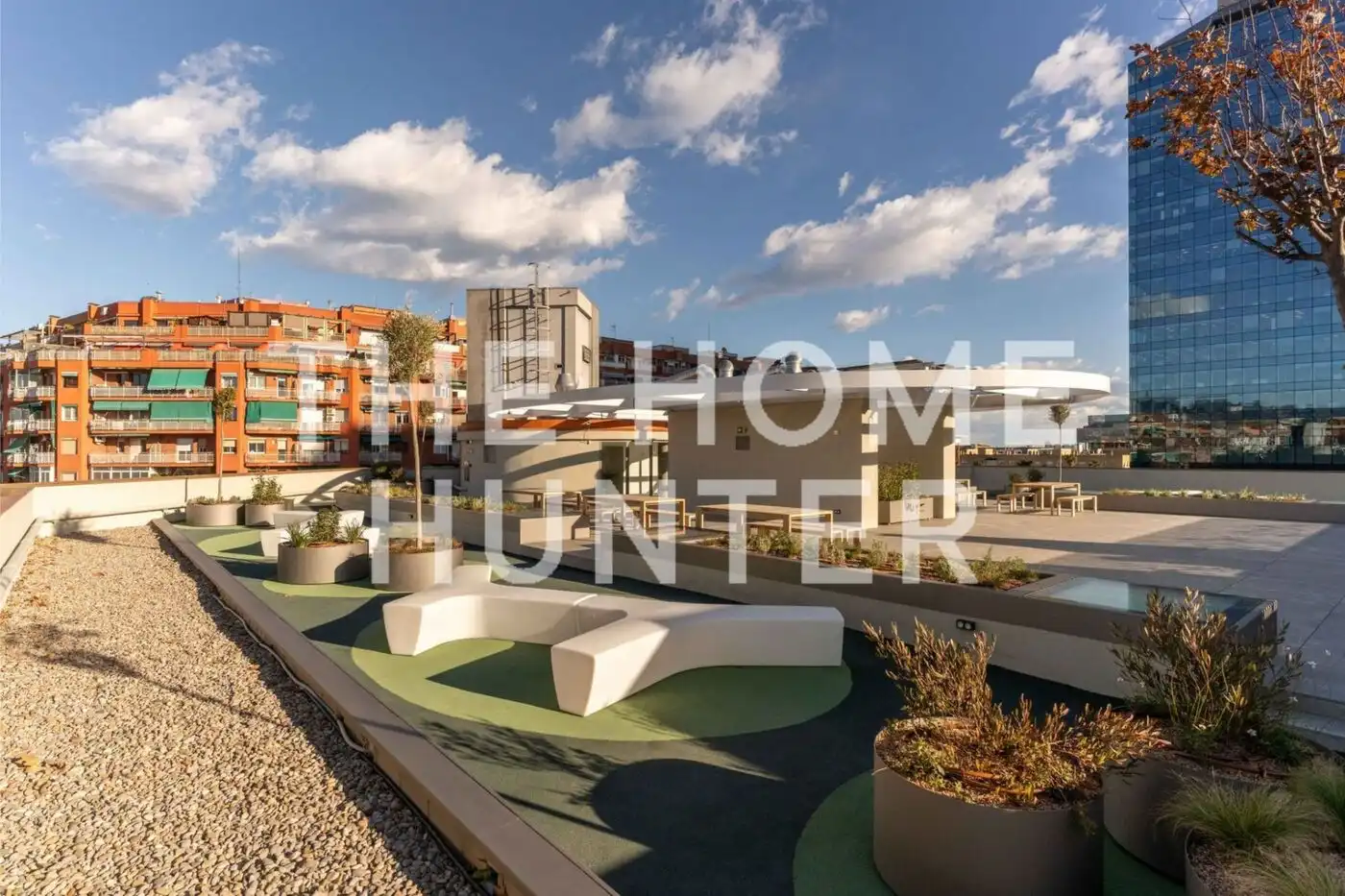 Terrasse von Büro zur Miete in Barcelona mit Heizung und Abstellraum