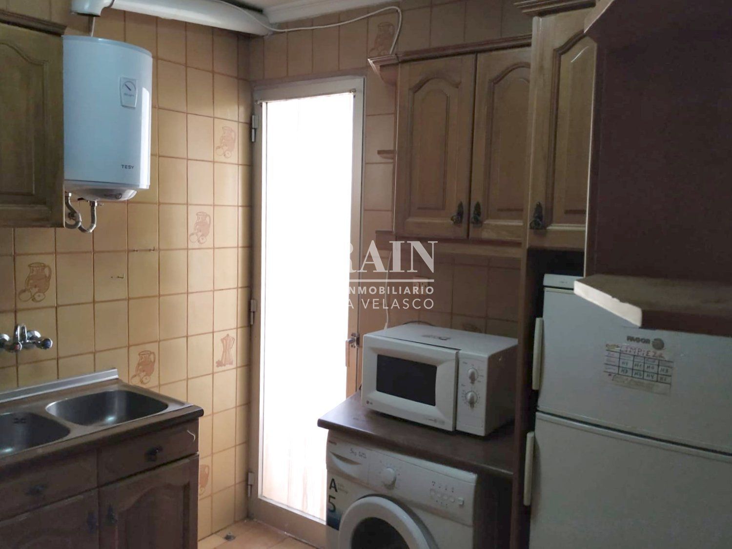 Kitchen of Flat for sale in  Albacete Capital  with Heating, Terrace and Balcony