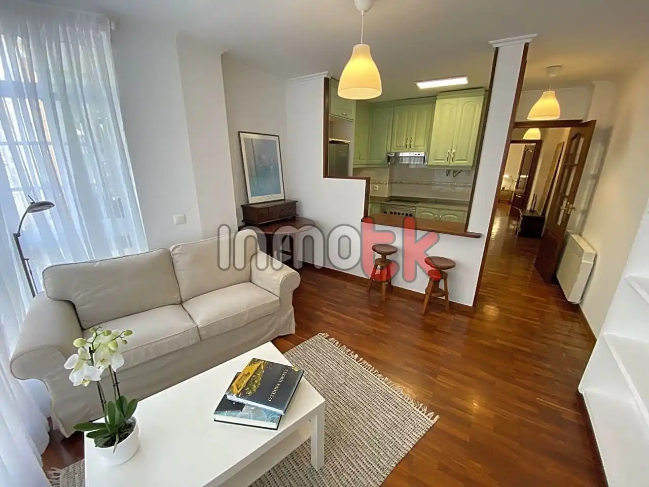 Living room of Flat for rent in A Coruña Capital   with Heating and Furnished