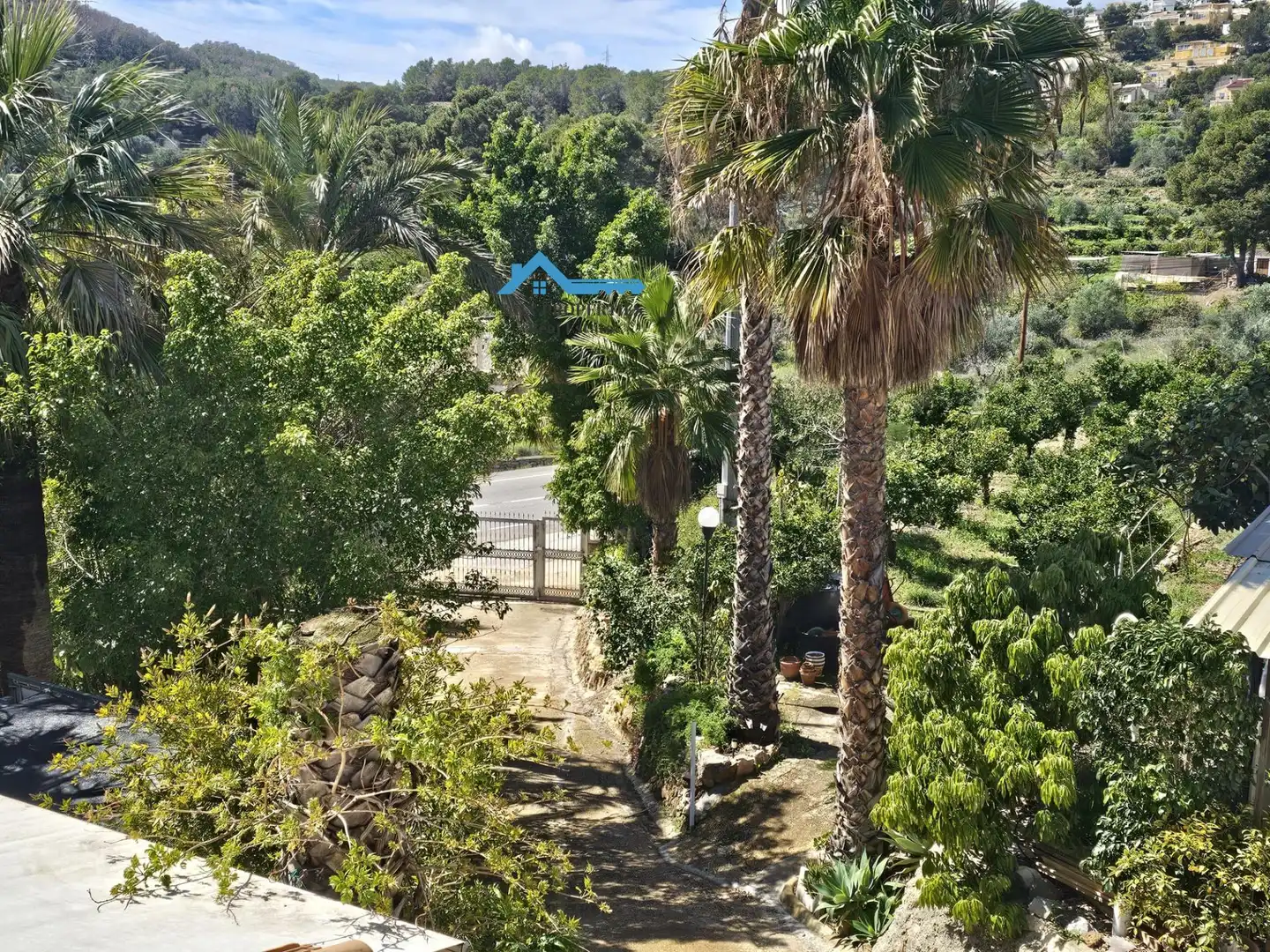 Vista exterior de Finca rústica en venta en La Nucia con Jardín privado, Terraza y Trastero
