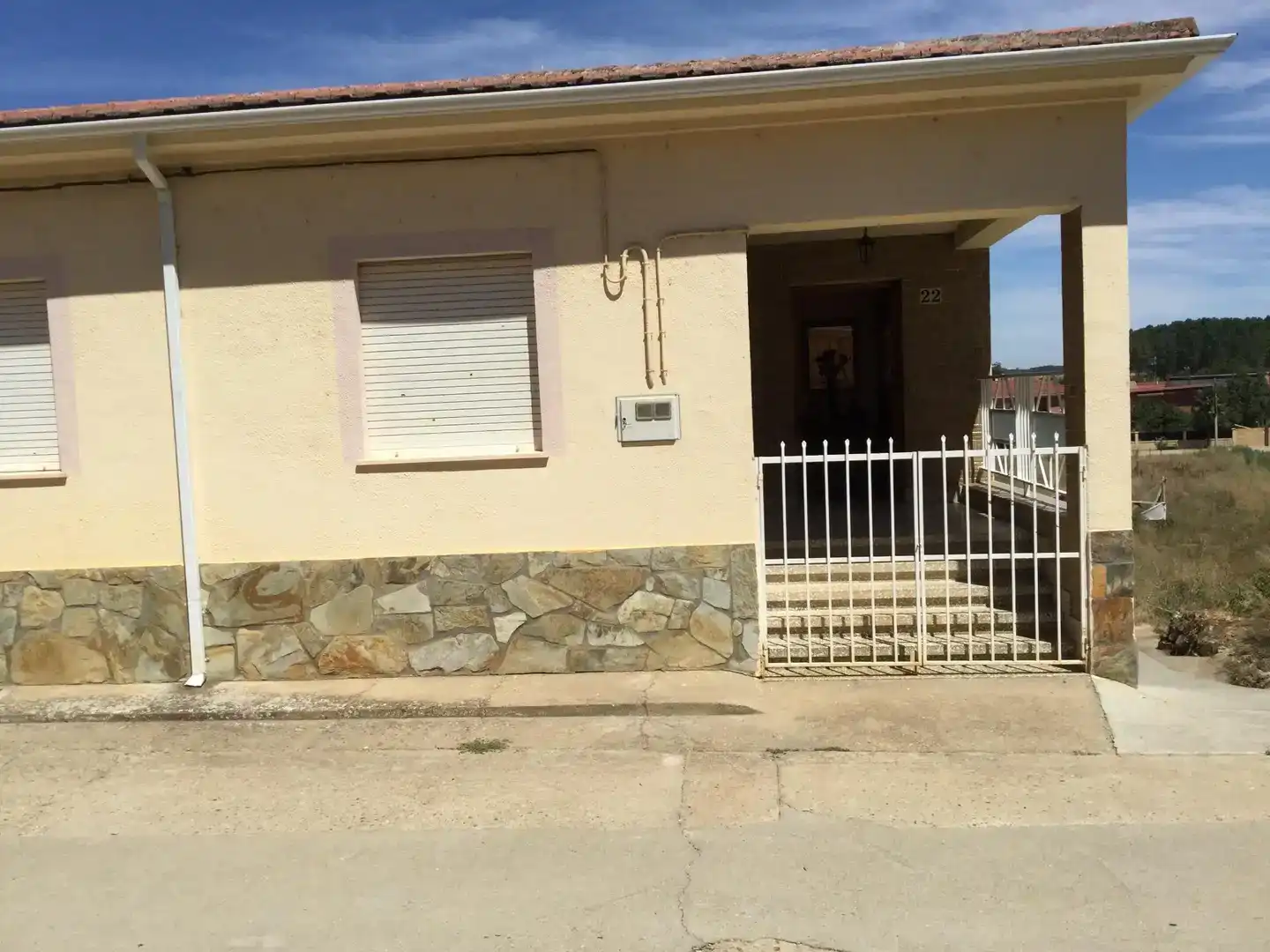 Vista exterior de Casa o chalet en venta en Morales de Rey con Jardín privado, Trastero y Amueblado