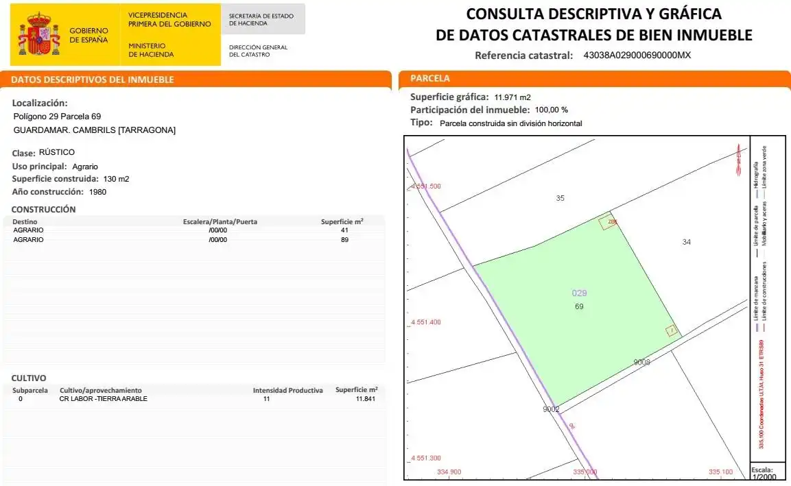 Terrenys i solars en venda a vell de Montbrió del Camp (GUARDAMAR P29 P69), imagen 13