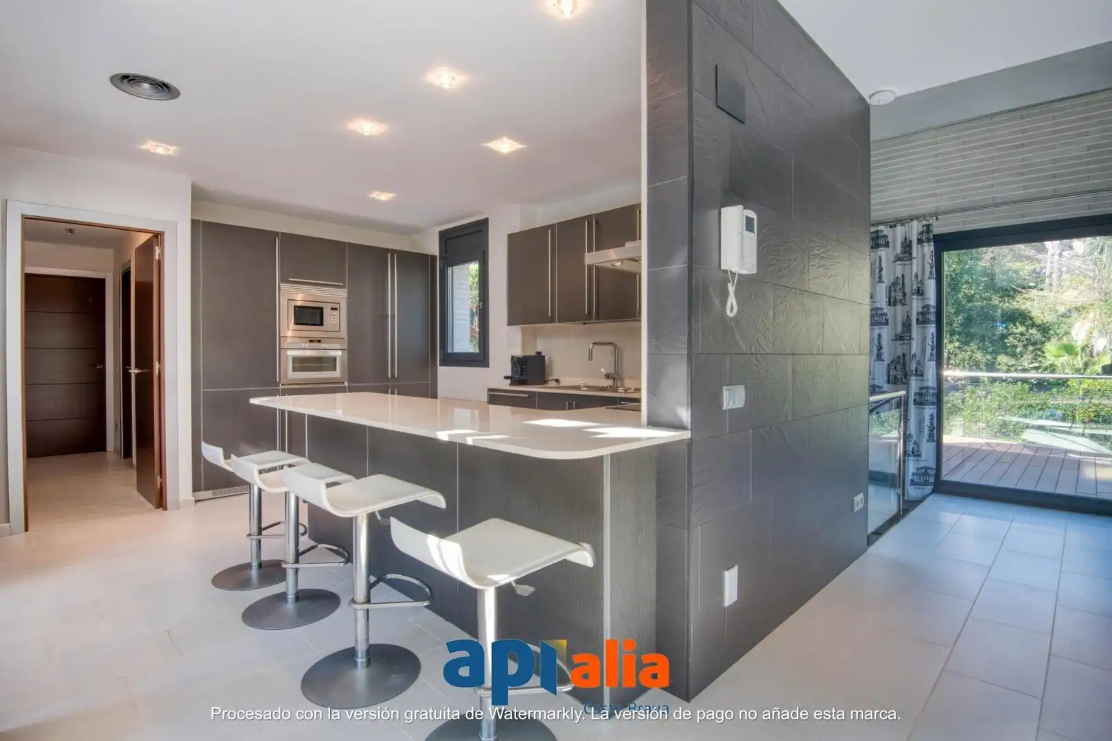 Cocina de Casa o chalet en venta en Blanes con Aire acondicionado, Calefacción y Jardín privado