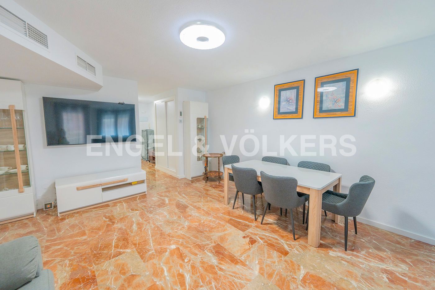 Dining room of Flat for sale in Alicante / Alacant  with Air Conditioner and Terrace