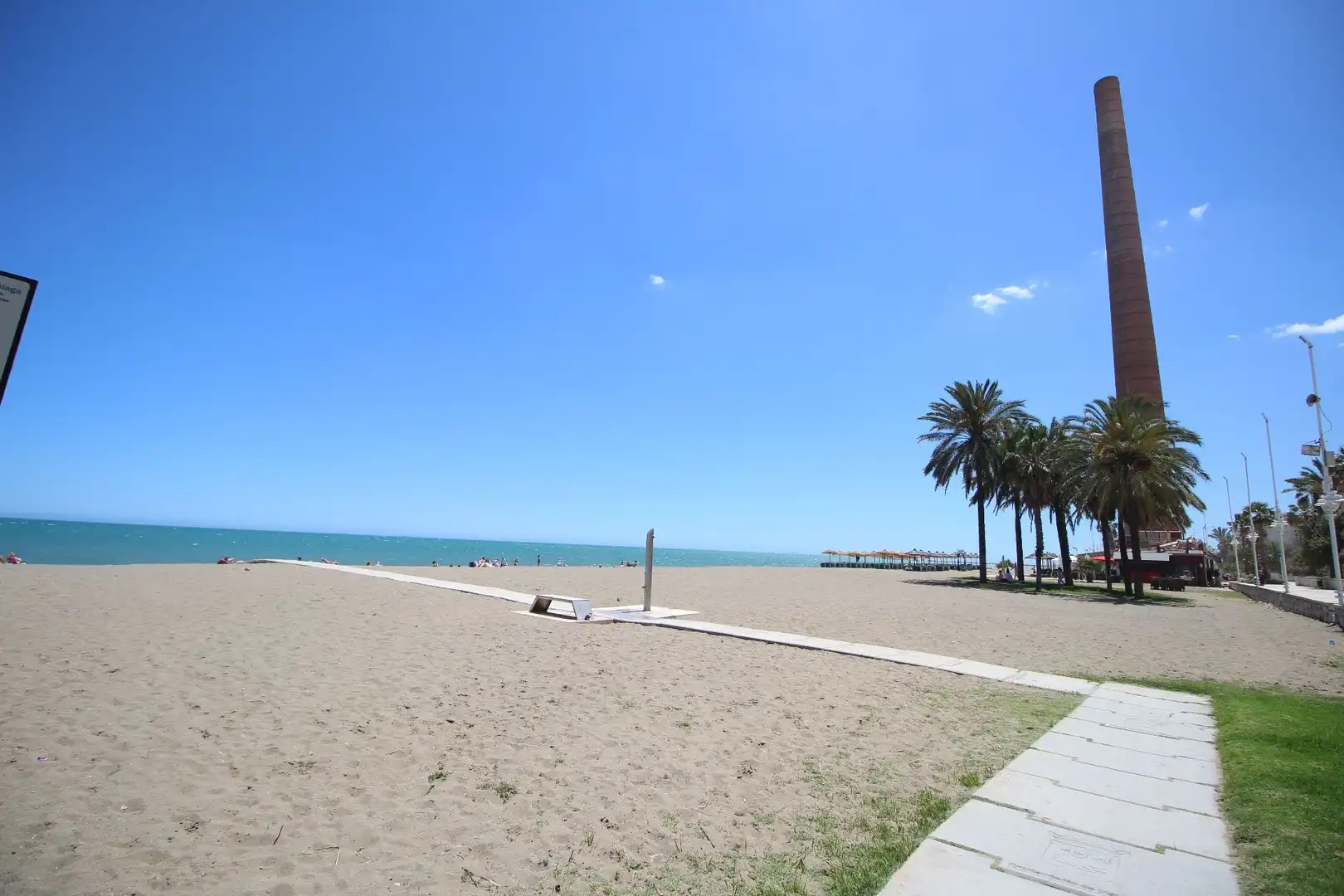 Außenansicht von Wohnung zur Miete in Málaga mit Klimaanlage, Heizung und Terrasse