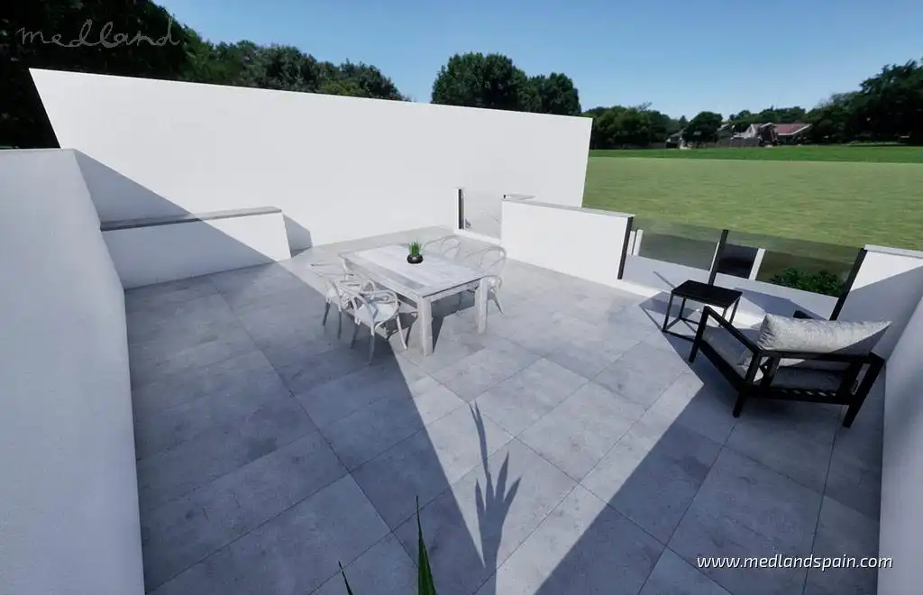 Terrace of Houses for sale in Torre-Pacheco  with Private garden, Terrace and Swimming Pool