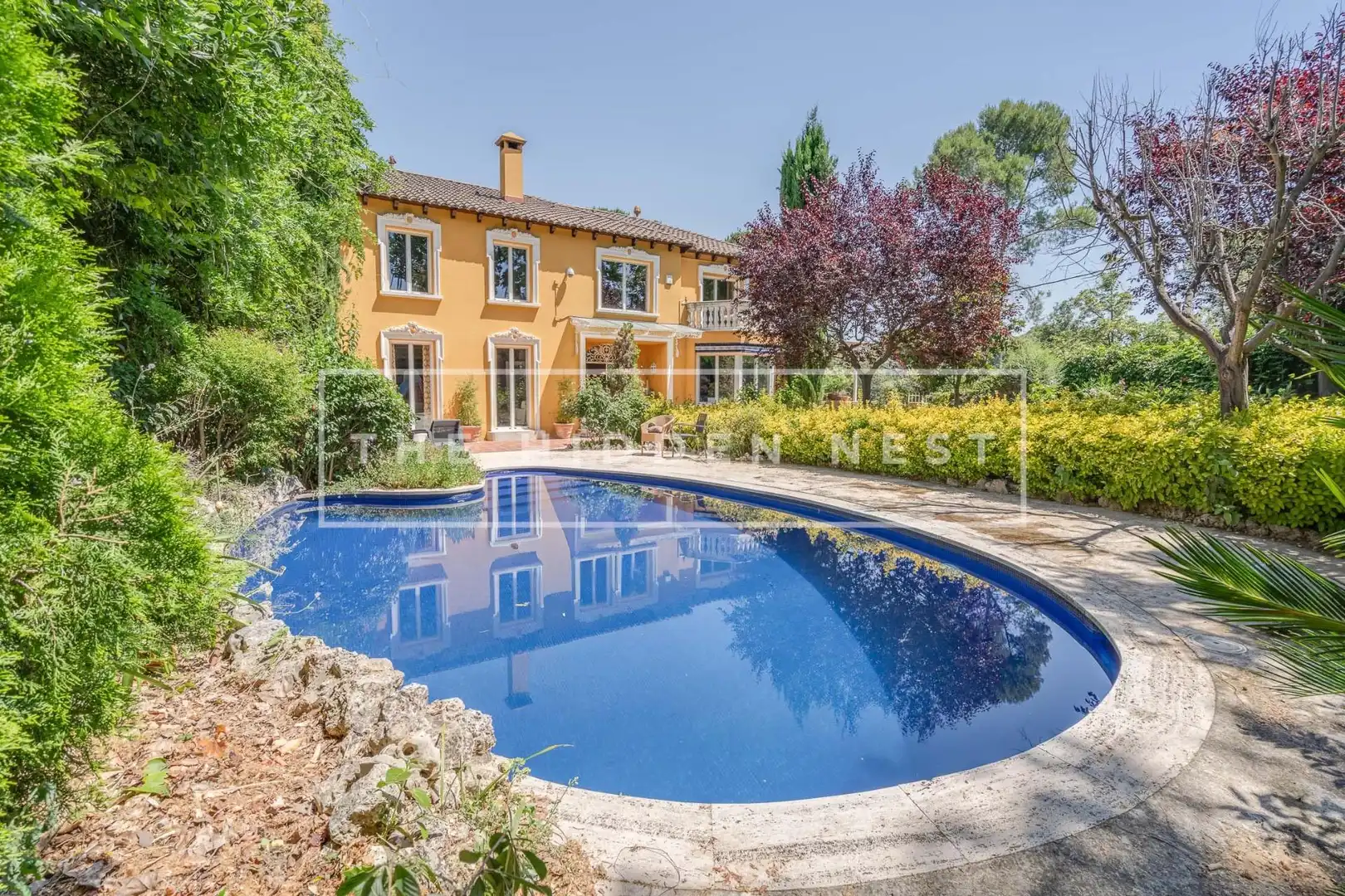 Vista exterior de Casa o xalet en venda en Sant Cugat del Vallès amb Aire condicionat, Calefacció i Jardí privat
