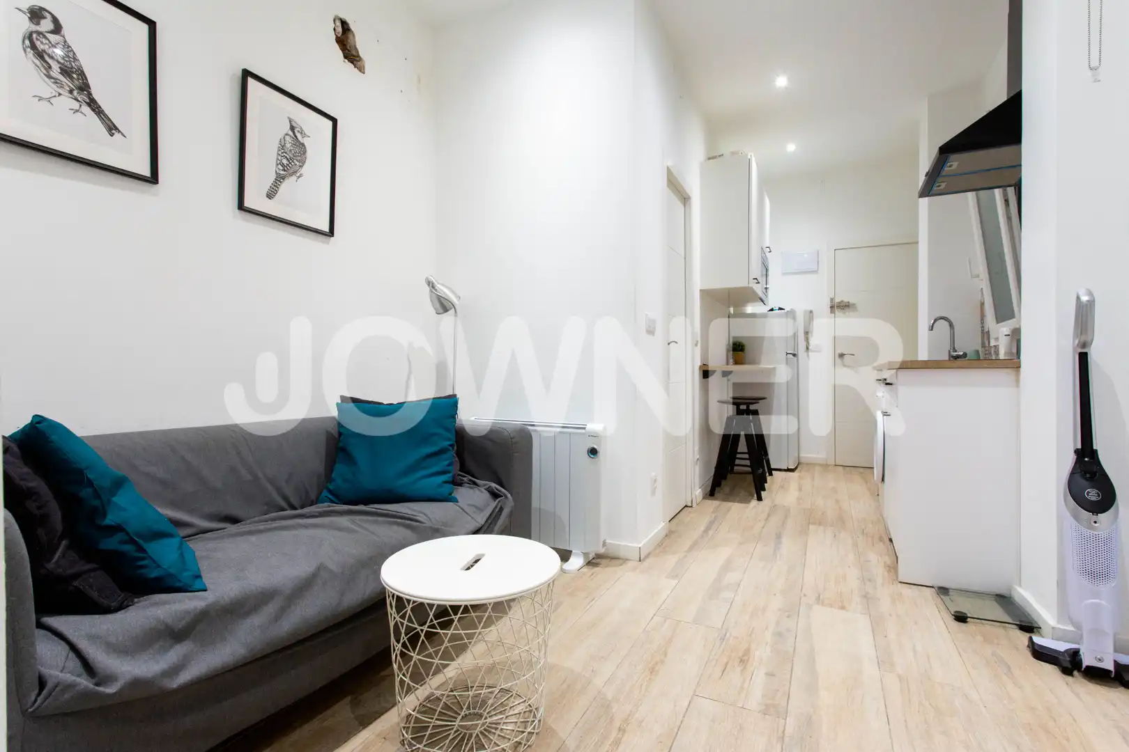 Sala de estar de Piso de alquiler en Madrid con Calefacción, Amueblado y Lavadora