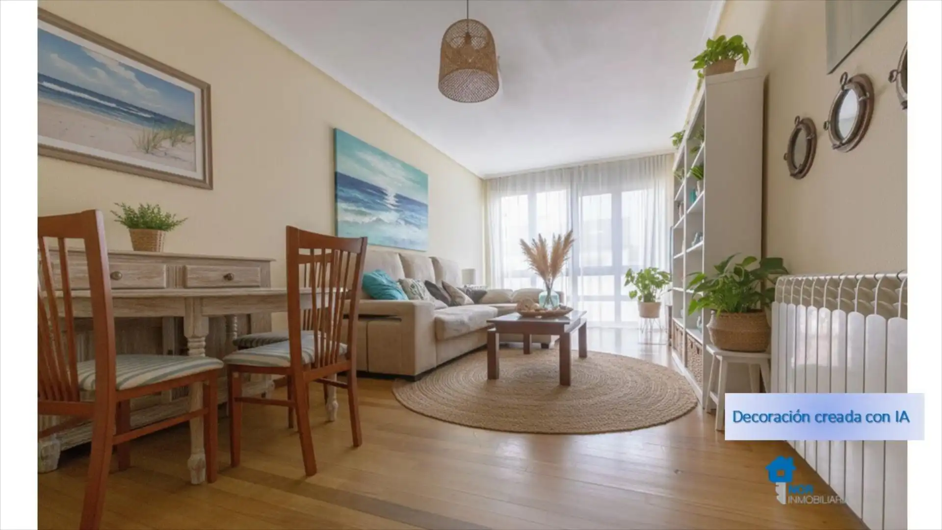 Sala de estar de Piso en venta en Escalante con Terraza y Amueblado