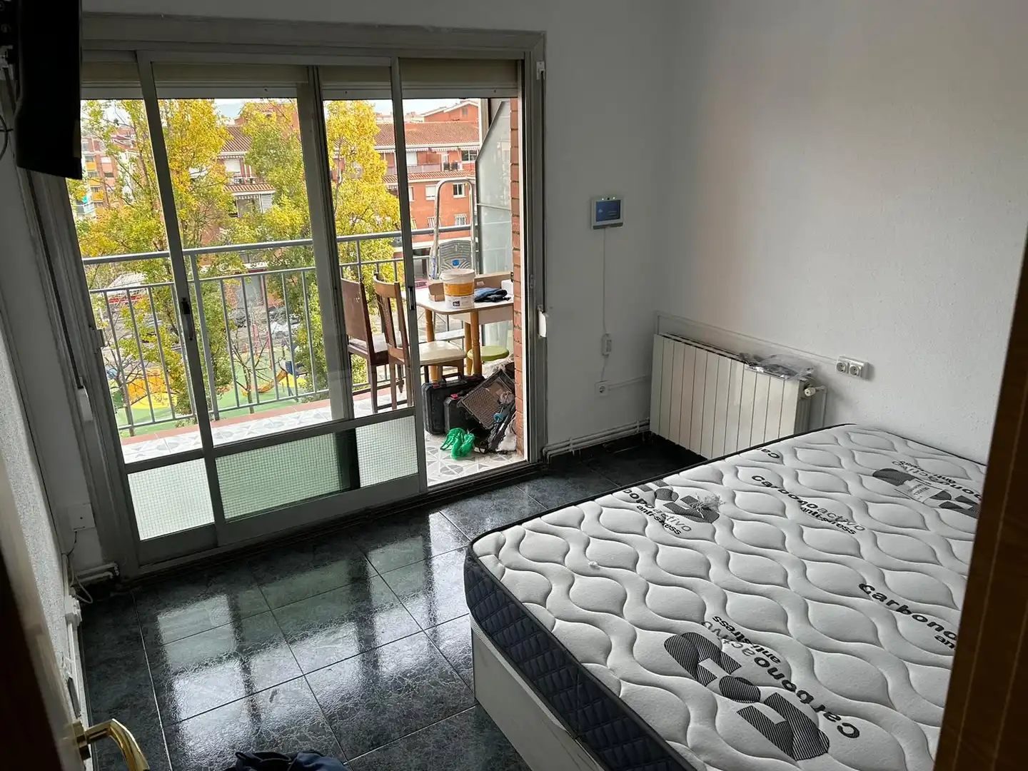 Schlafzimmer von Wohnung zum Verkauf in Santa Perpètua de Mogoda mit Heizung, Möbliert und Balkon