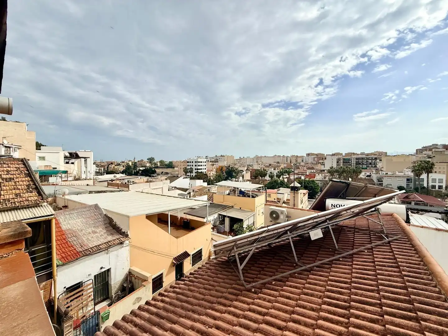Vista exterior de Casa adosada en venta en Málaga Capital con Terraza