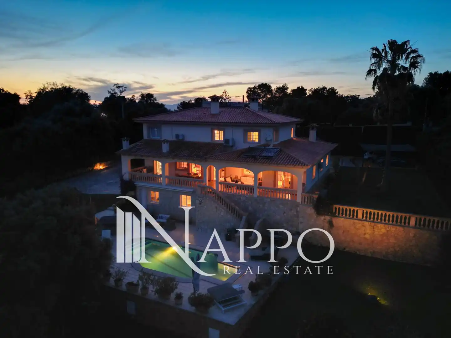 Vista exterior de Casa o xalet en venda en  Palma de Mallorca amb Aire condicionat, Calefacció i Jardí privat