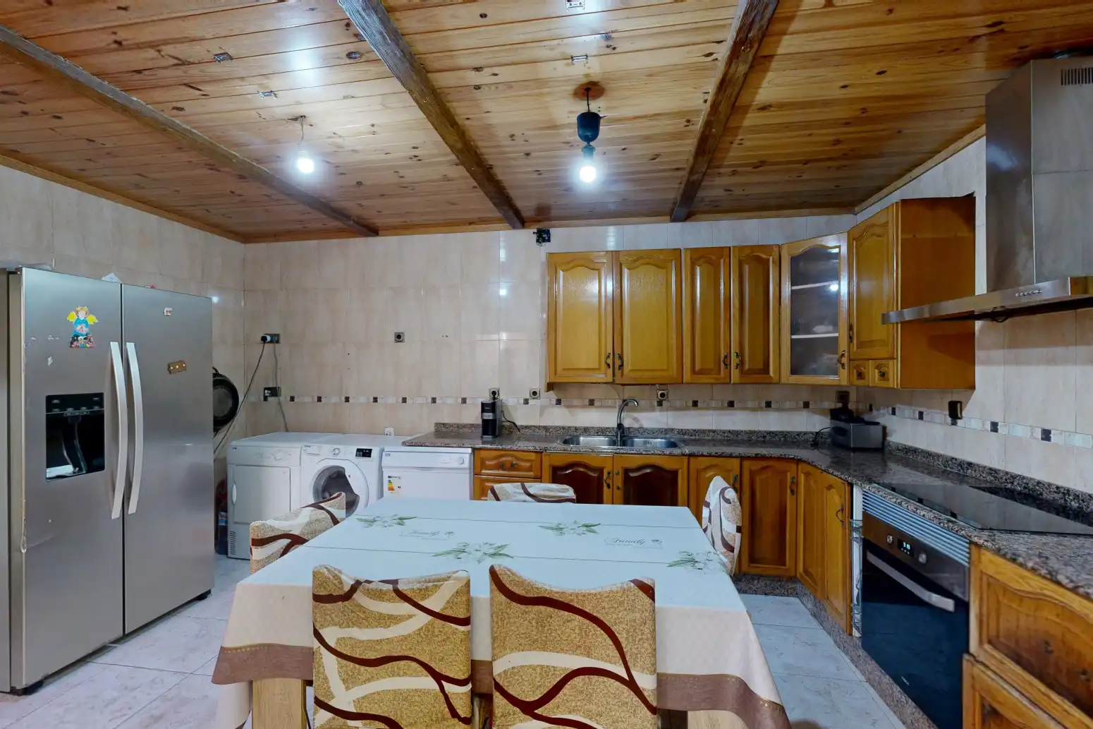 Cuina de Casa adosada en venda en Cartagena amb Aire condicionat i Jardí privat