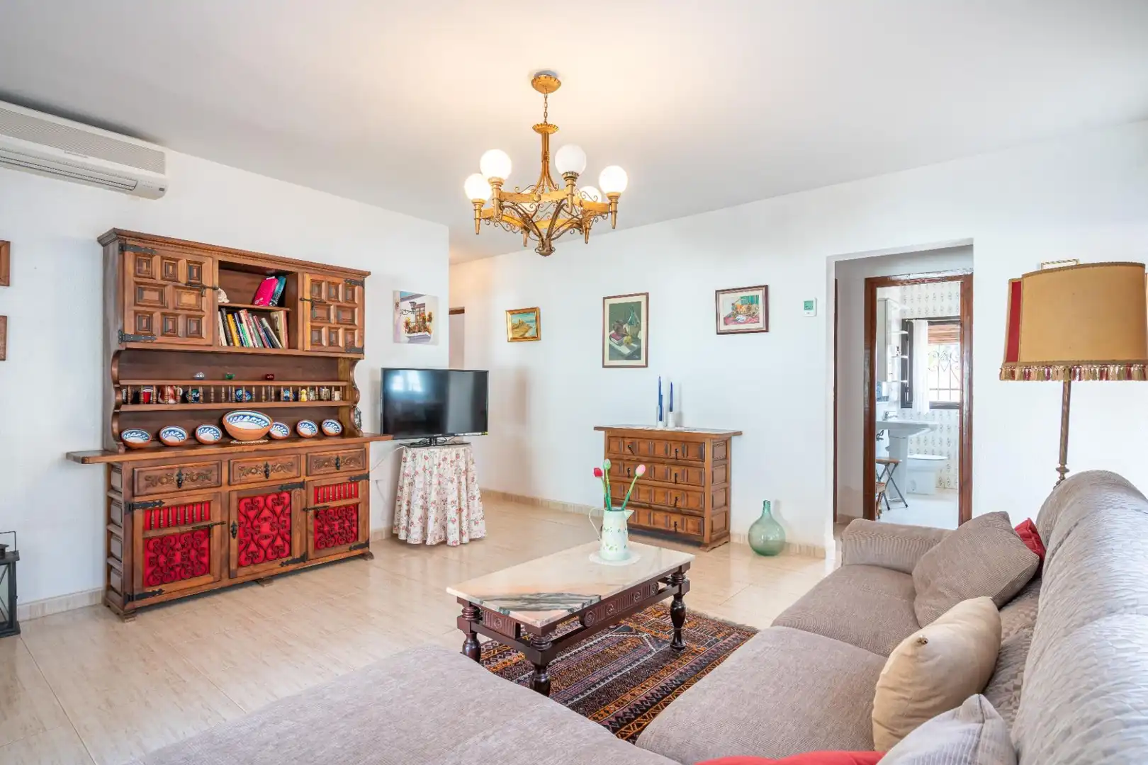 Sala de estar de Casa o chalet en venta en Roquetas de Mar