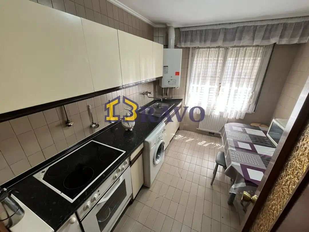 Kitchen of Flat for sale in Medina de Pomar  with Heating, Furnished and Balcony