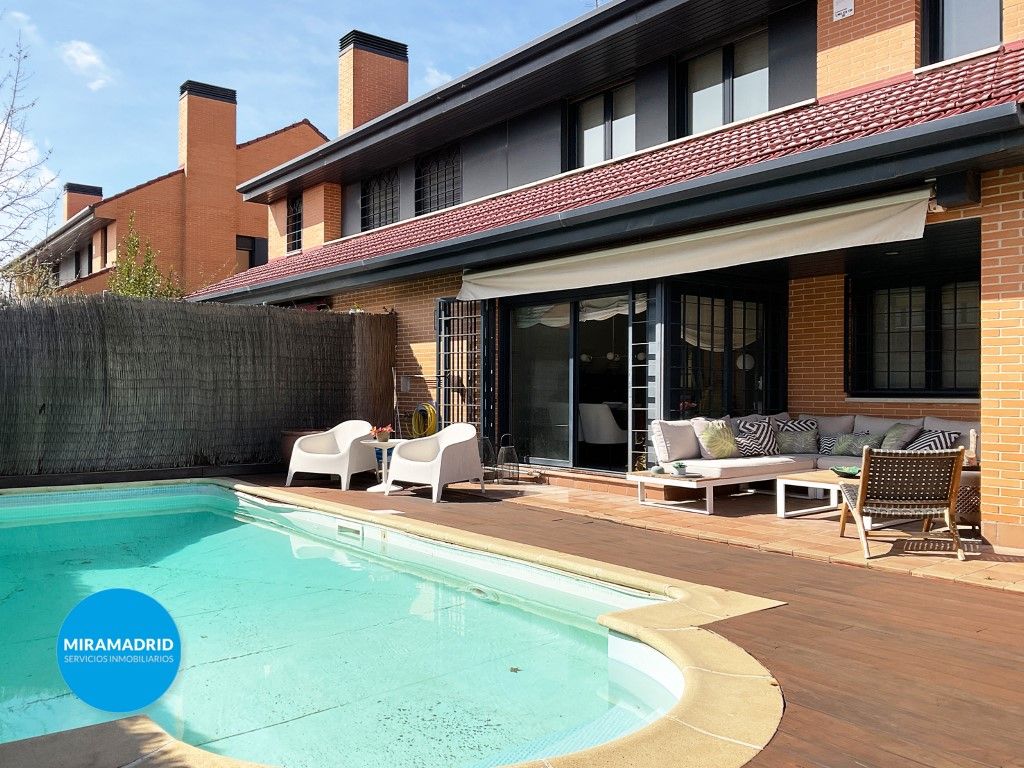 Swimming pool of House or chalet for sale in Paracuellos de Jarama  with Air Conditioner and Swimming Pool