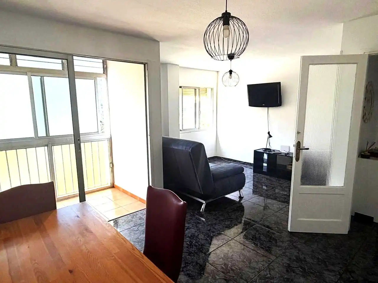 Wohnzimmer von Wohnung zur Miete in Santa Cruz de Tenerife mit Balkon