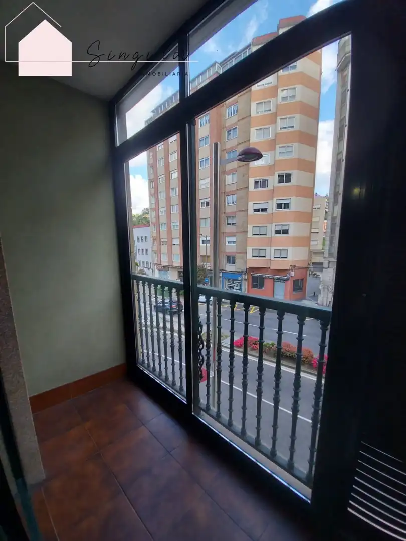 Terrasse von Wohnung zur Miete in Vigo  mit Heizung, Parkett und Terrasse