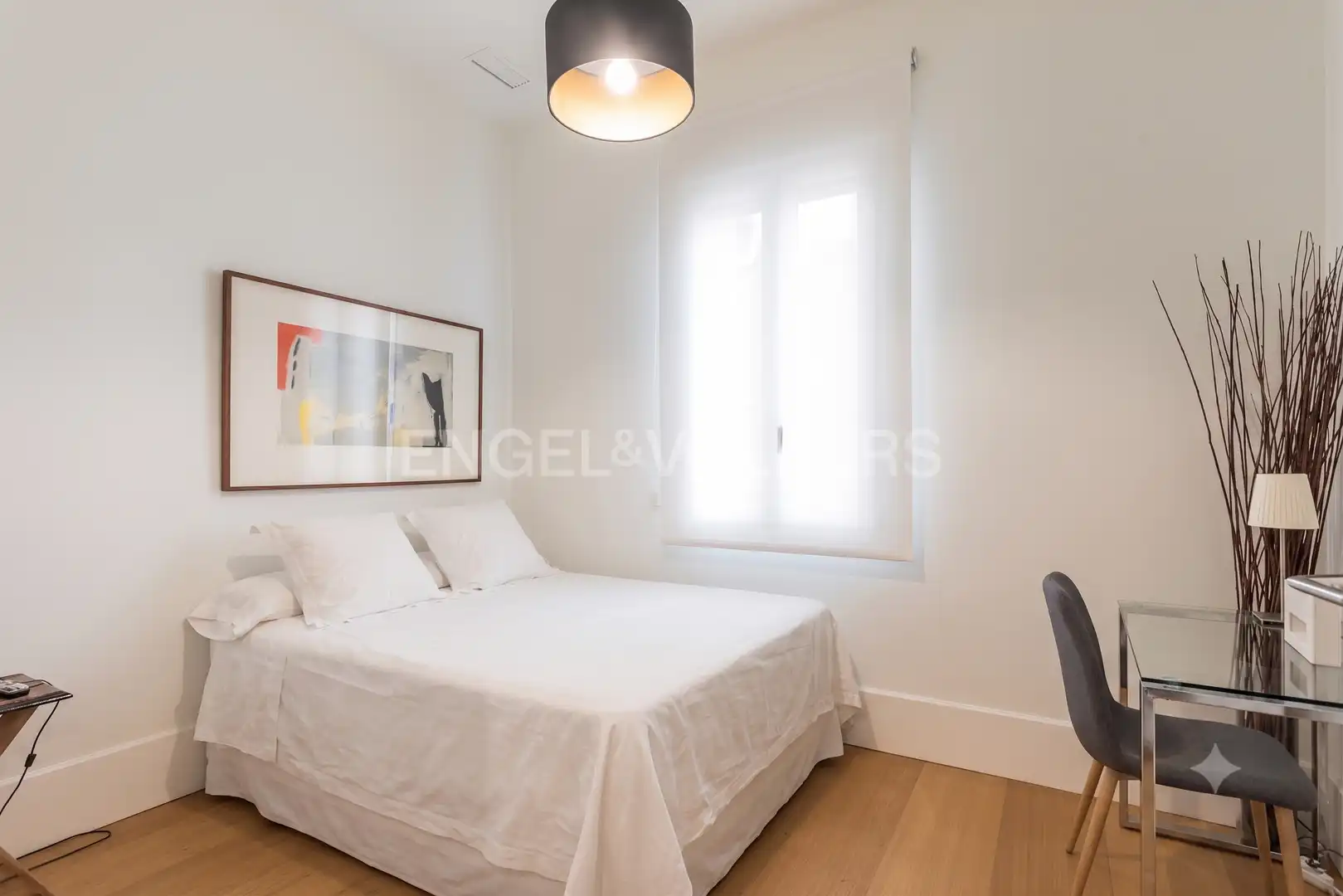 Bedroom of Flat for rent in Madrid  with Air Conditioner, Heating and Furnished