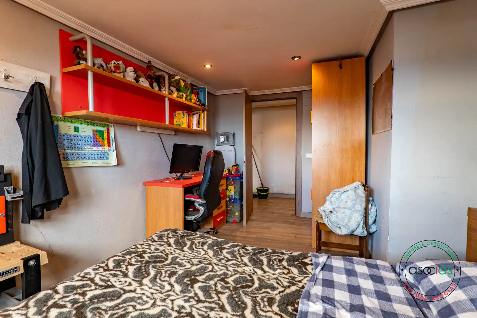 Habitación de Casa adosada en venta en Gijón  con Calefacción, Terraza y Trastero
