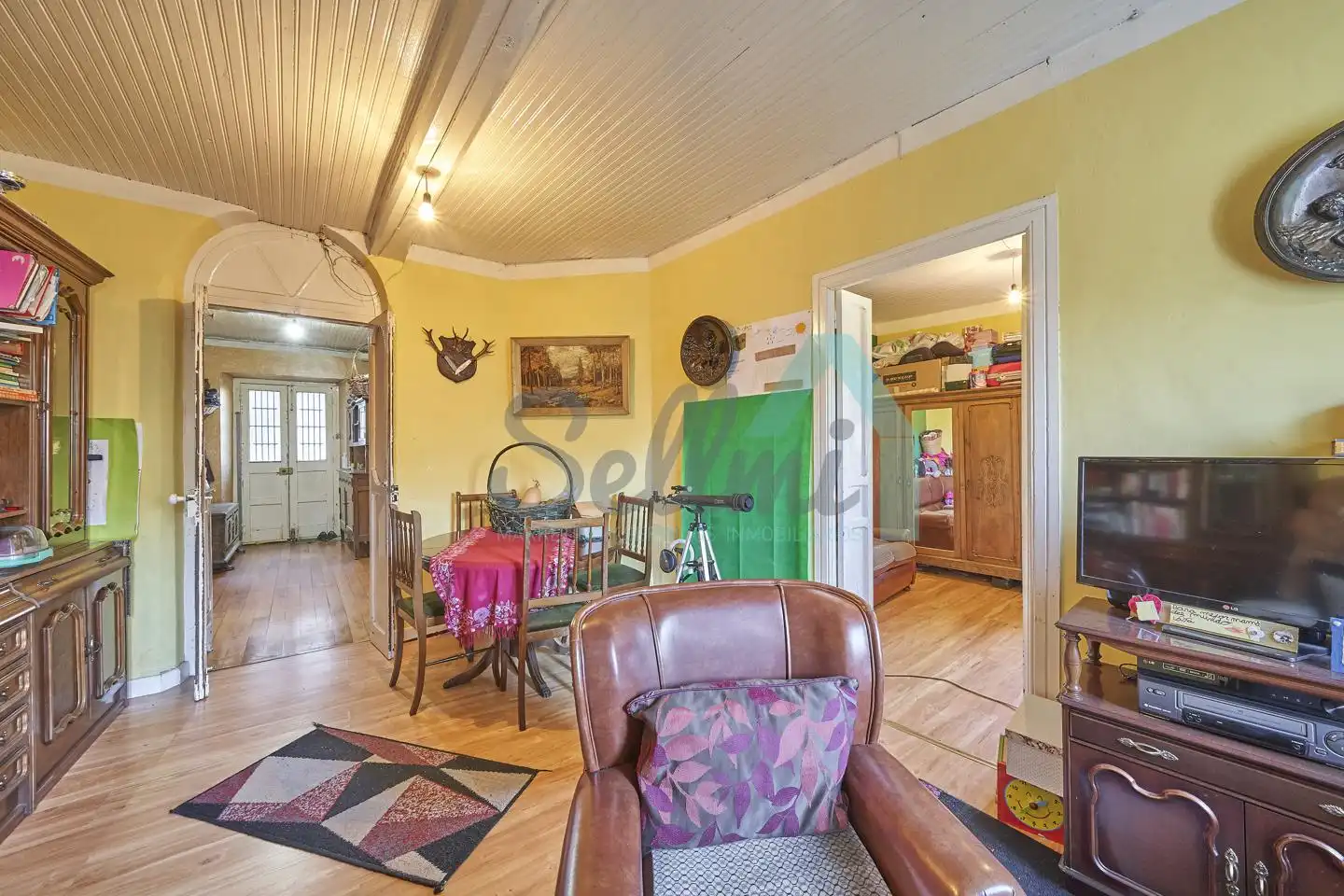 Comedor de Casa o chalet en venta en Belmonte de Miranda con Jardín privado, Parquet y Terraza