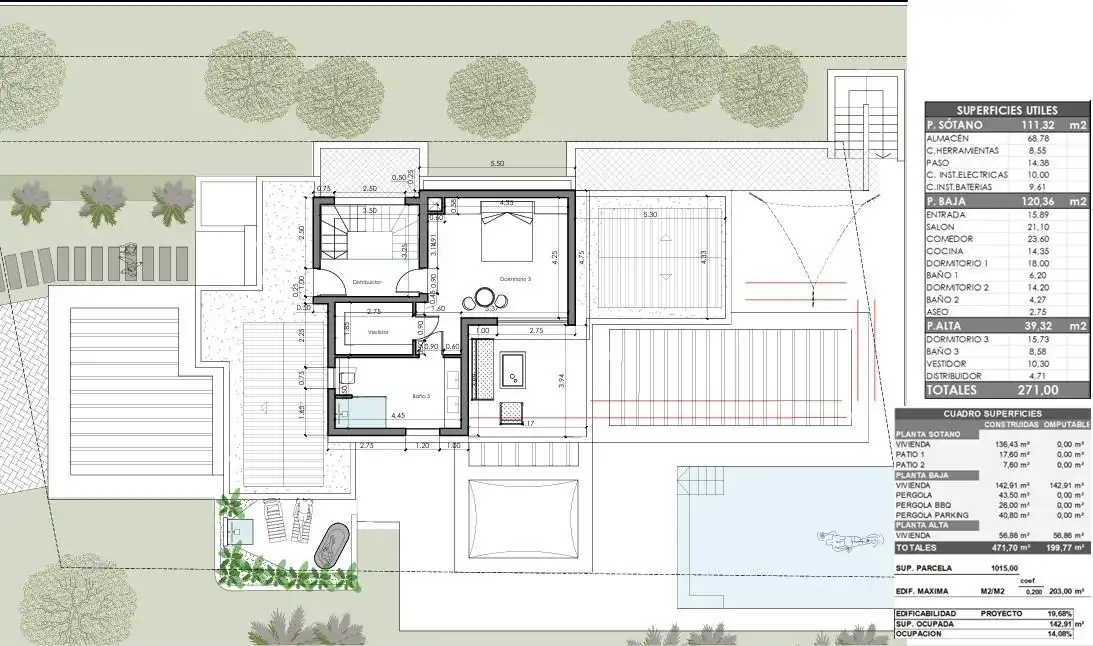 Casa o chalet en venta en Jávea / Xàbia con Aire acondicionado, Jardín privado y Terraza