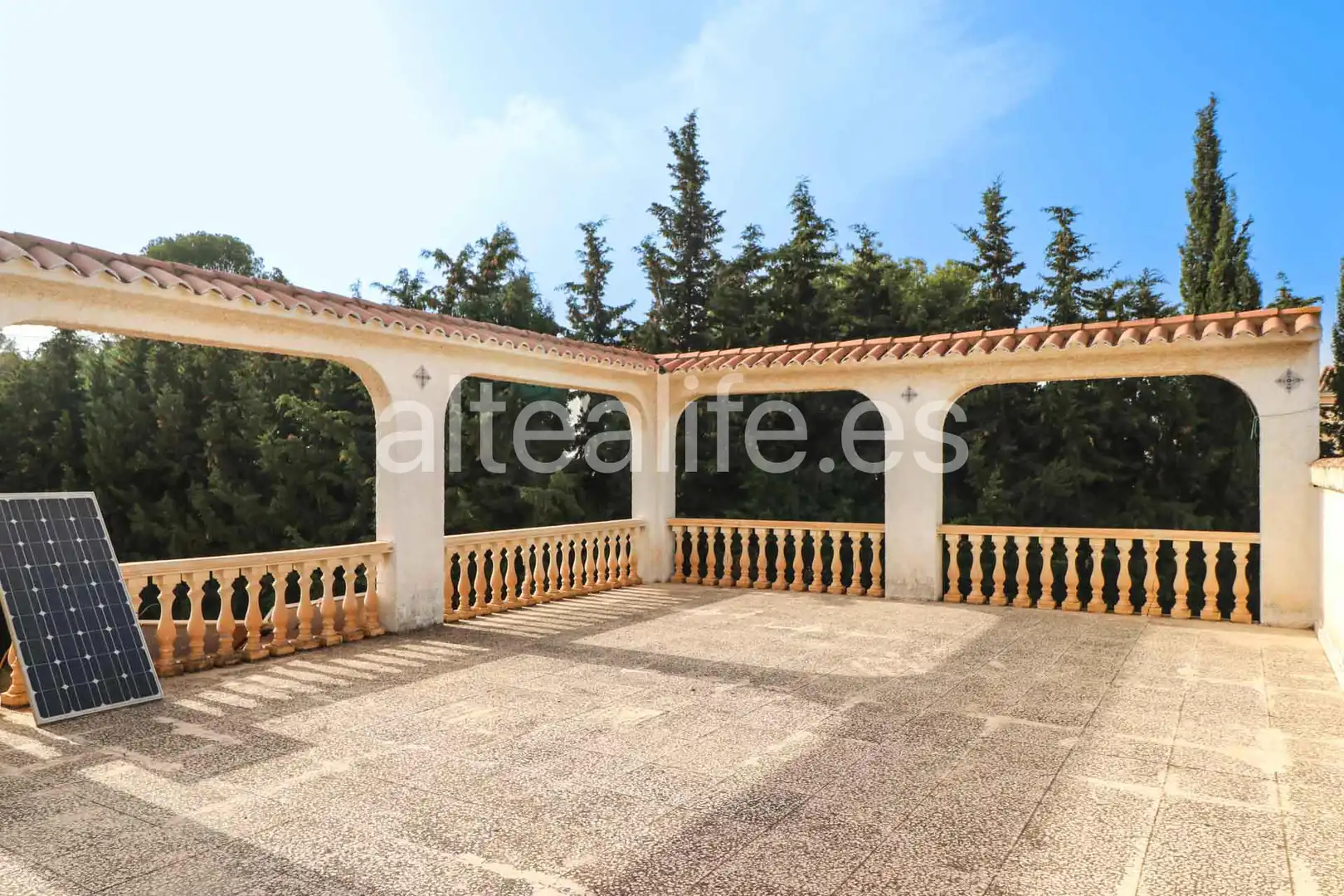 Terraza de Casa o chalet en venta en La Nucia con Aire acondicionado, Jardín privado y Terraza
