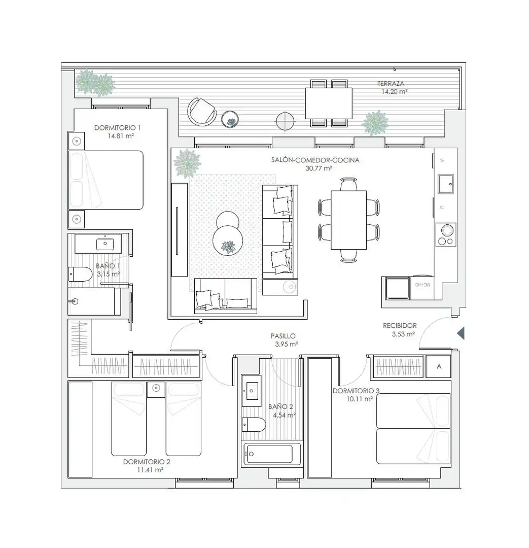 Piso en venta en Zaragoza con Calefacción, Jardín privado y Trastero