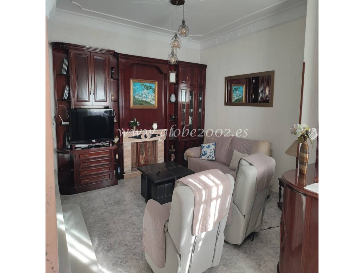 Sala de estar de Casa o chalet de alquiler en Chiclana de la Frontera con Amueblado