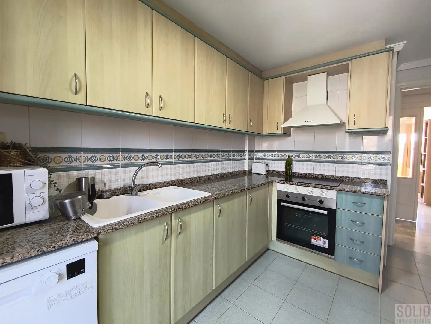 Cocina de Apartamento en venta en Jávea / Xàbia con Aire acondicionado, Calefacción y Terraza