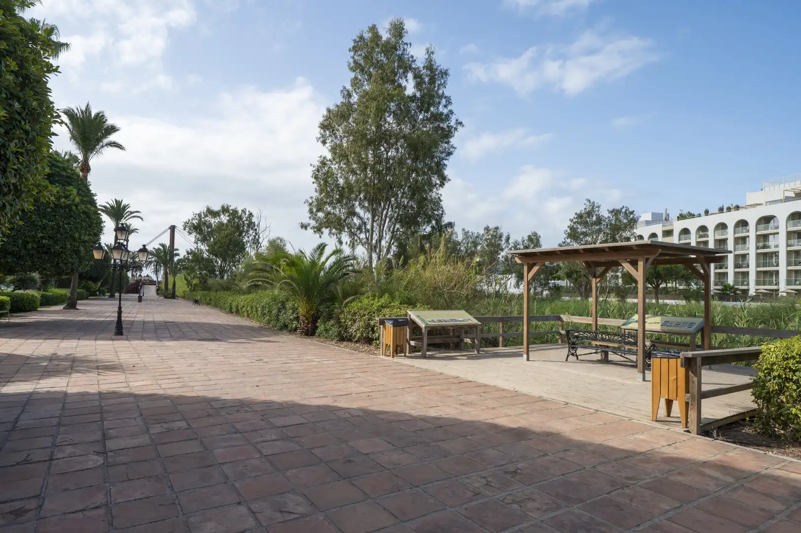 Terrace of Apartments for rent in Marbella  with Air Conditioner, Swimming Pool and Furnished