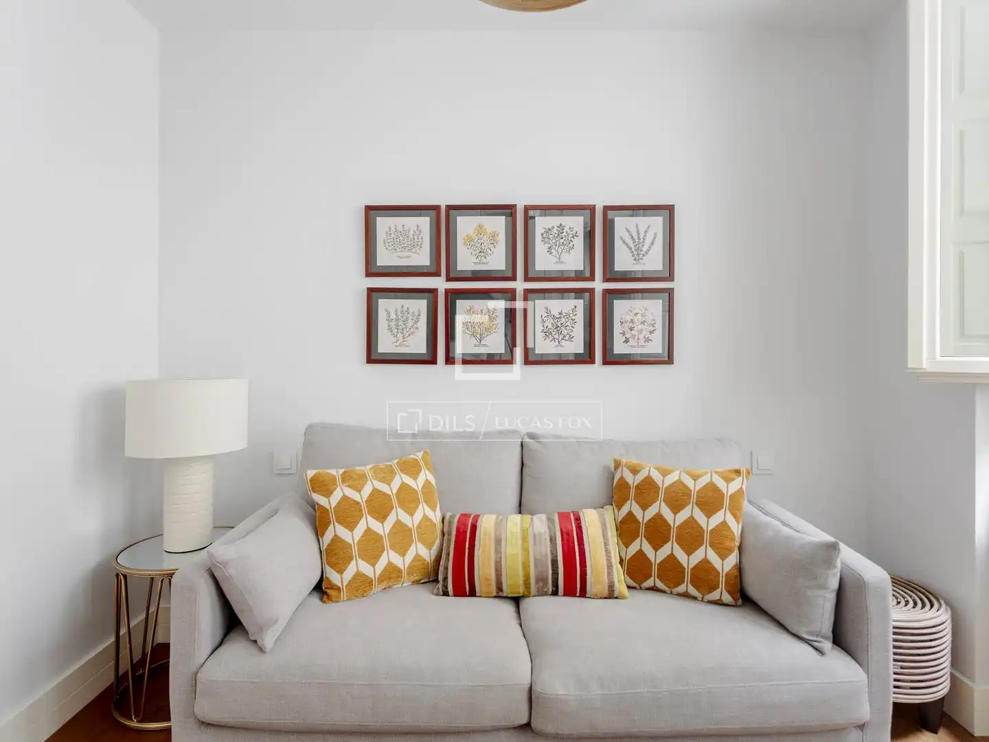 Wohnzimmer von Wohnung zur Miete in Madrid mit Klimaanlage, Heizung und Parkett