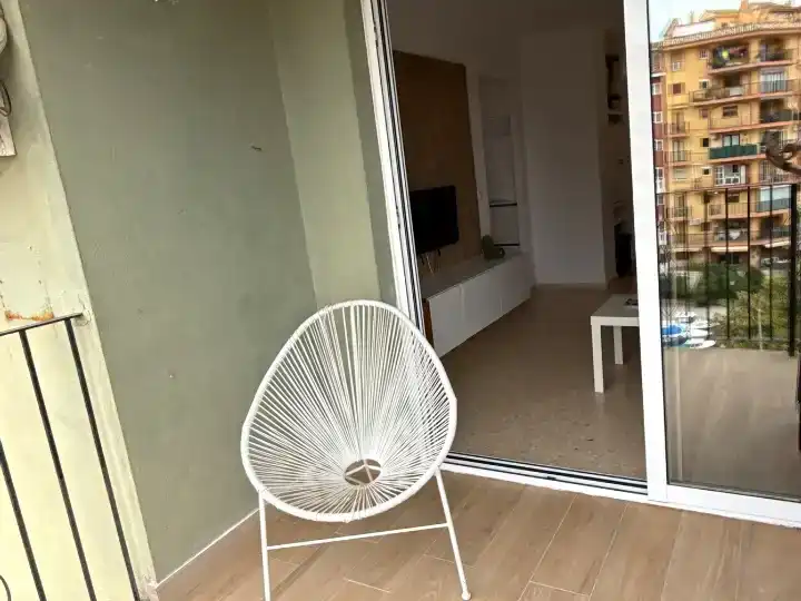 Wohnzimmer von Wohnung zur Miete in Alboraya mit Klimaanlage