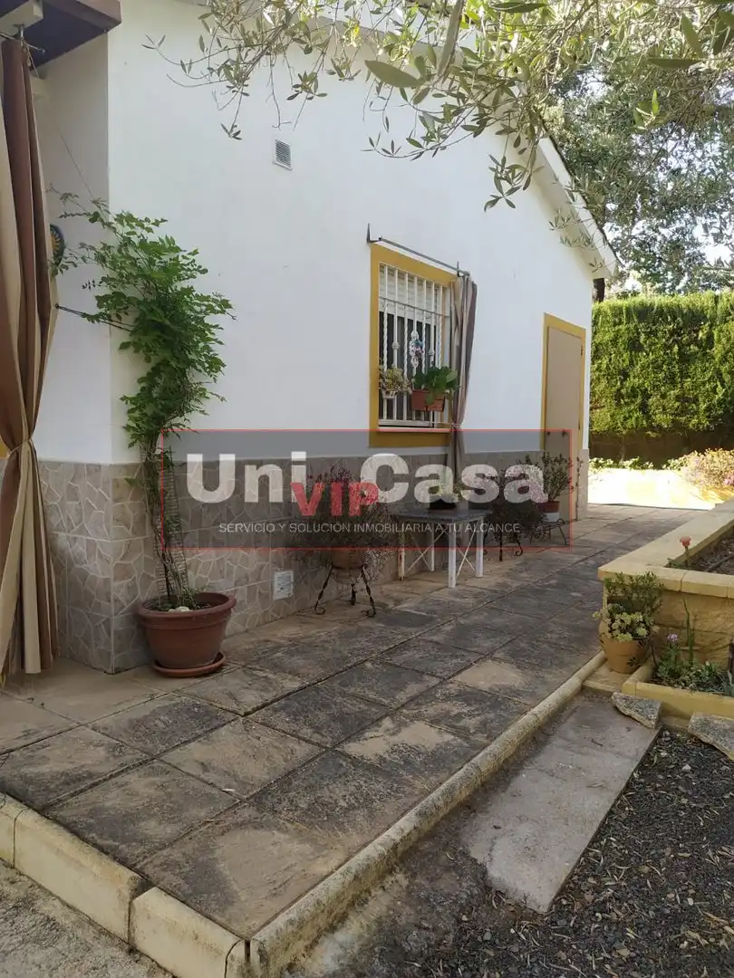 Terrace of Country homes for sale in Villaharta  with Air Conditioner, Private garden and Swimming Pool