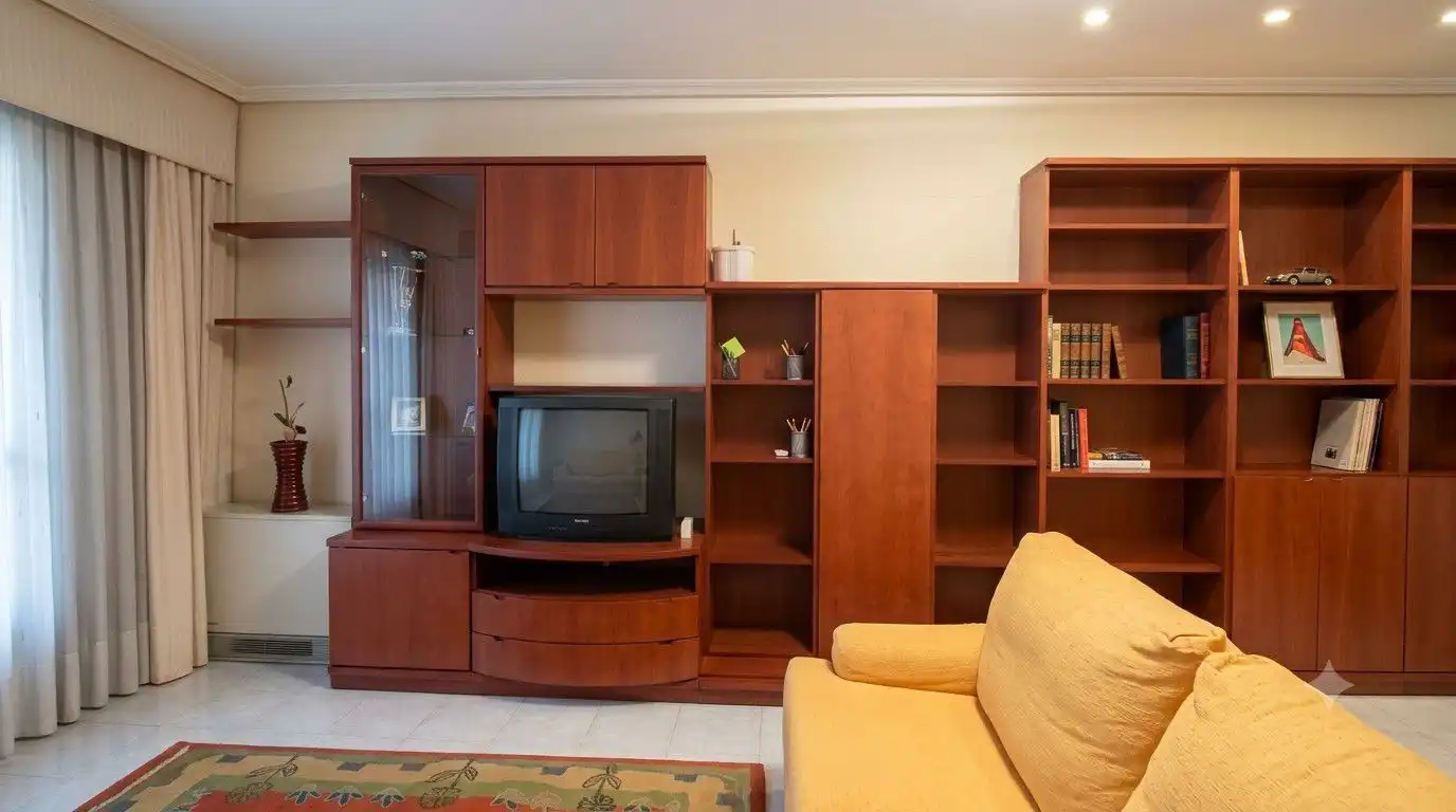 Sala de estar de Apartamento en venta en Albelda de Iregua con Calefacción y Amueblado