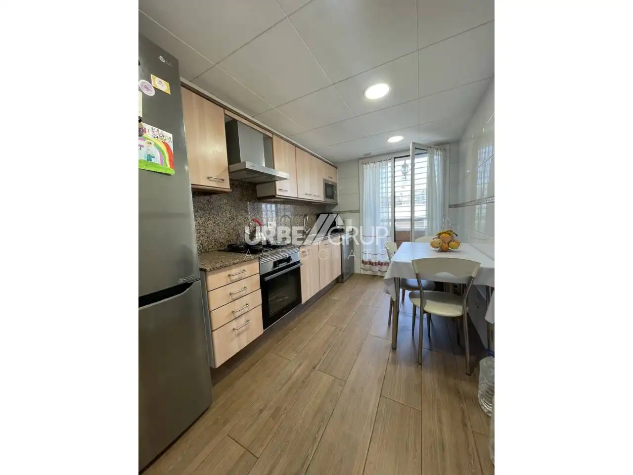 Kitchen of Flat for sale in Sant Andreu de la Barca  with Heating, Terrace and Storage room