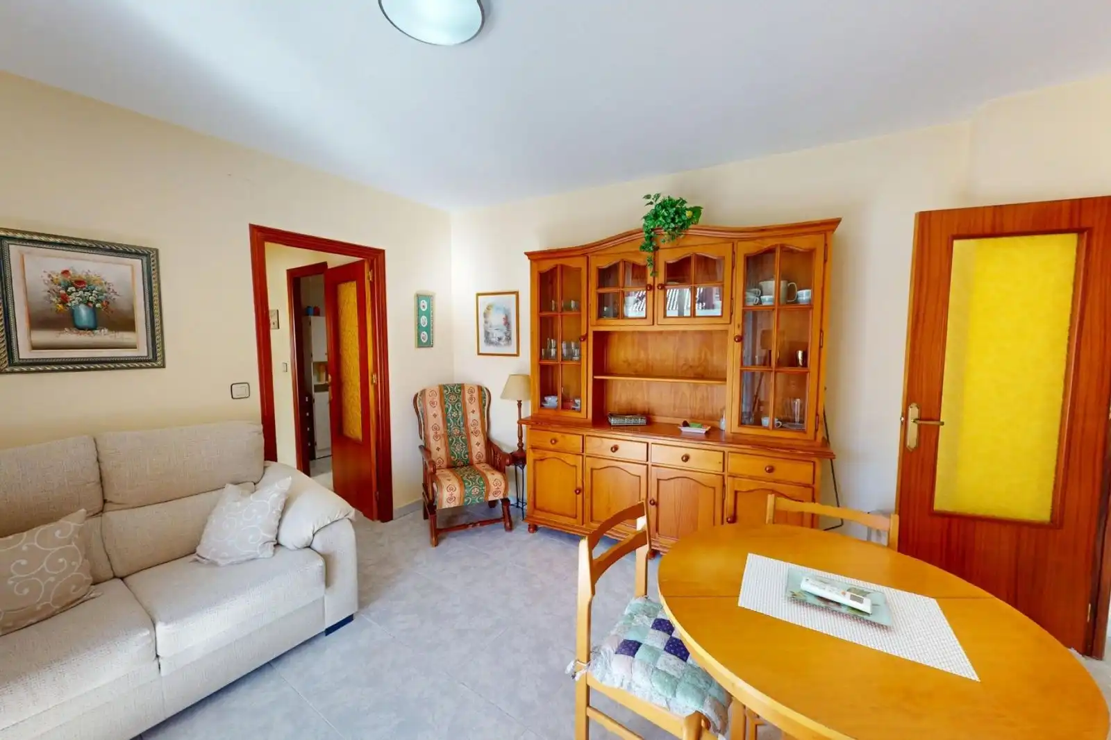 Wohnzimmer von Wohnungen zur Miete in Los Alcázares mit Klimaanlage, Heizung und Terrasse
