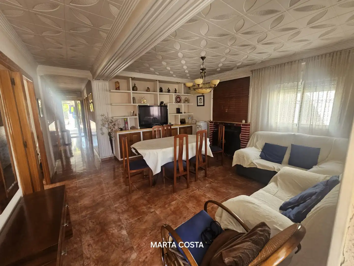 Sala d'estar de Casa o xalet en venda en Palma de Gandia amb Aire condicionat, Calefacció i Jardí privat