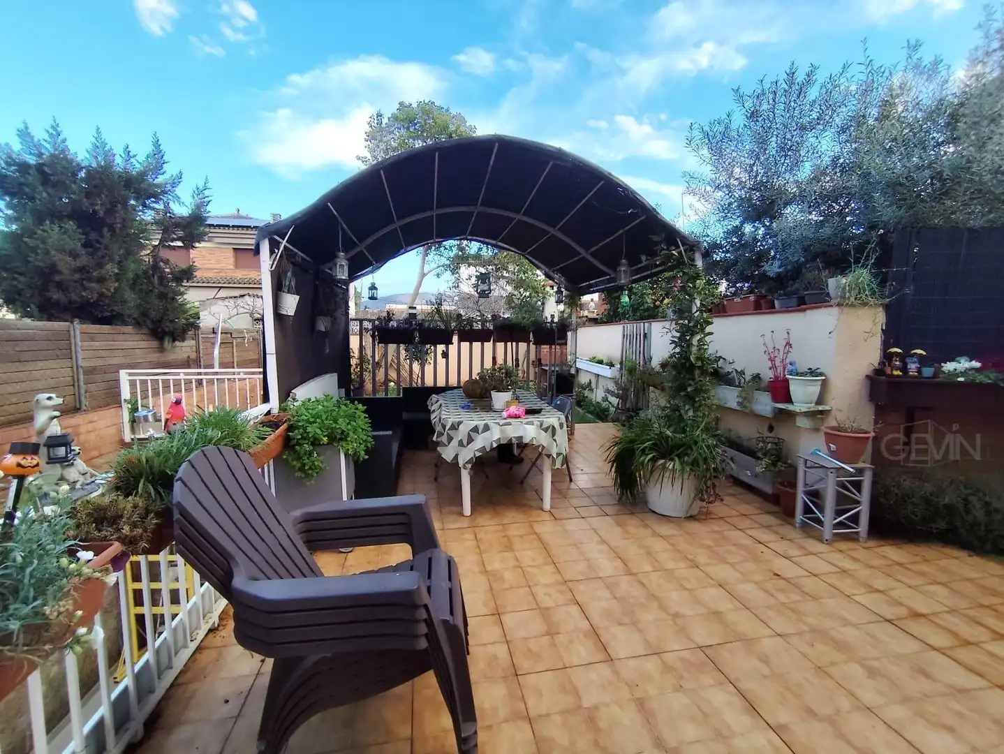 Terrassa de Casa adosada en venda en Santa Perpètua de Mogoda amb Calefacció, Jardí privat i Terrassa