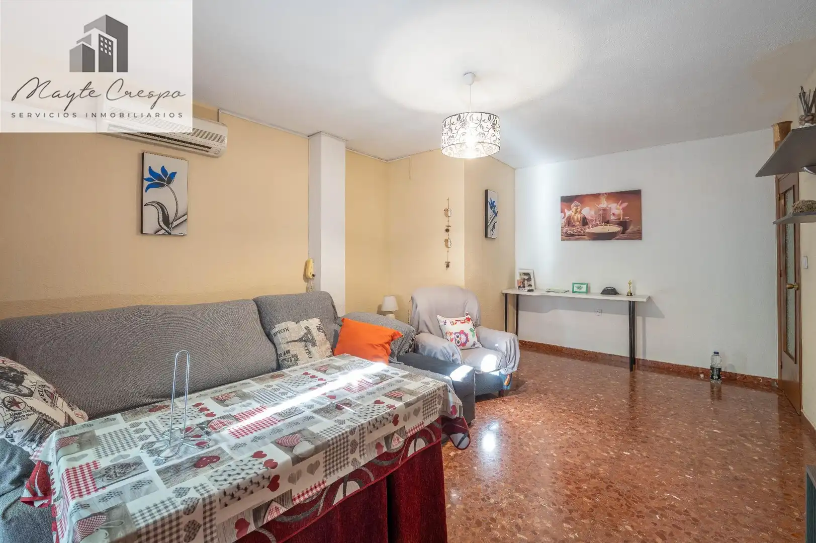 Sala de estar de Piso en venta en Maracena con Aire acondicionado, Amueblado y Balcón