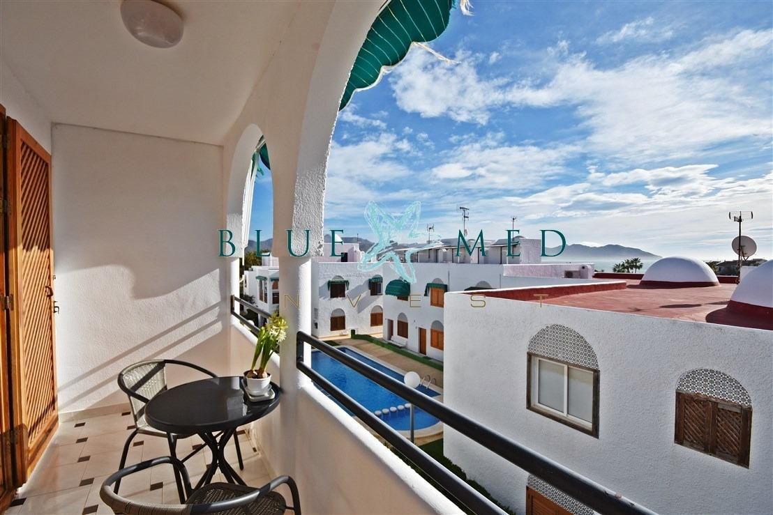 Vista exterior de Estudi en venda en Mazarrón amb Terrassa, Moblat i Piscina comunitària