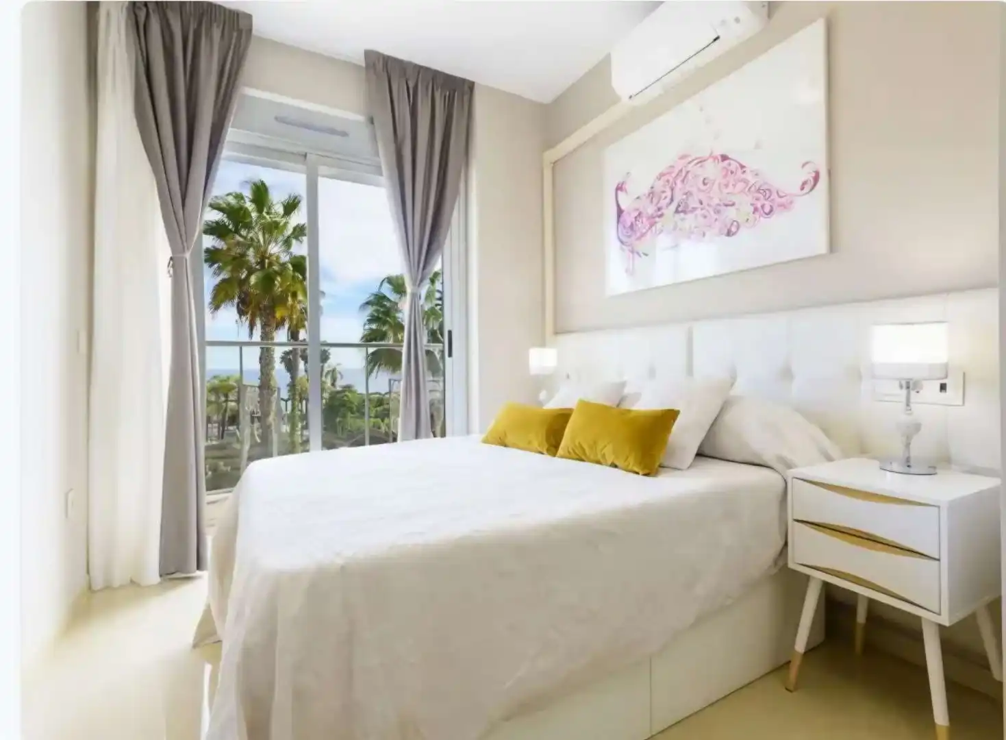 Bedroom of Apartments for sale in Oropesa del Mar / Orpesa  with Air Conditioner, Terrace and Swimming Pool
