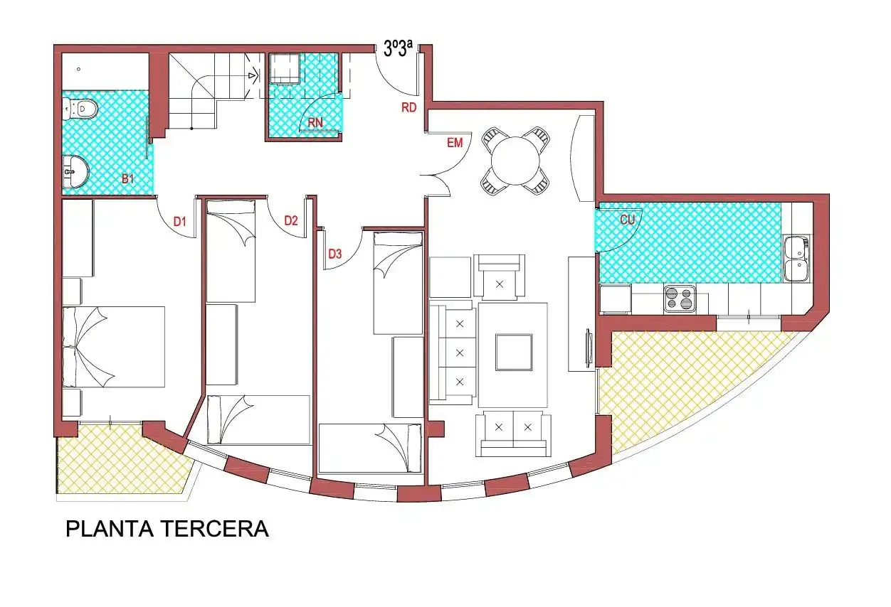 Attico con ascensore in vendita a Mollerussa