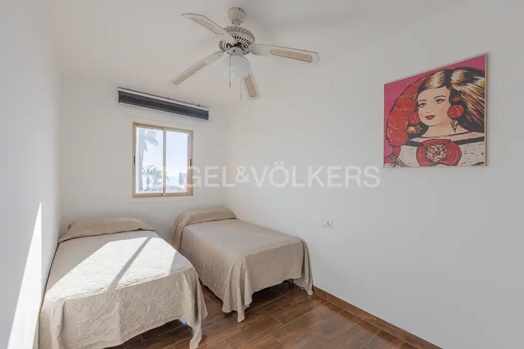 Bedroom of Houses for rent in Castellón de la Plana / Castelló de la Plana  with Air Conditioner, Heating and Private garden